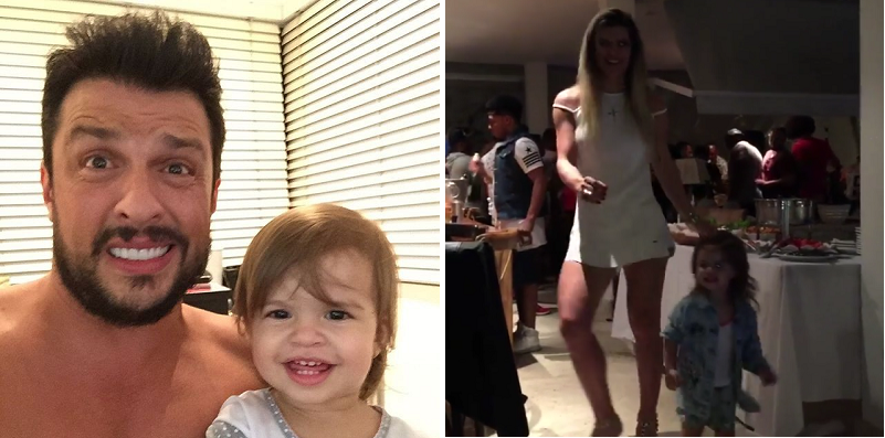 Ceará mostra Valentina dando show de fofura ao sambar com a mãe