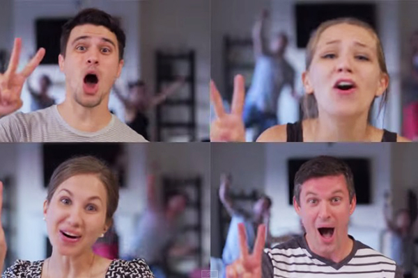 Irmãos descobrem que suas esposas estão grávidas e fazem paródia musical para contar a novidade