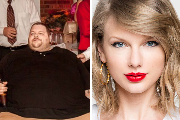 Homem perde 180 quilos e atribui sucesso ao trabalho duro e… à cantora Taylor Swift