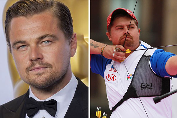 Internautas encontram “sósia” de Leonardo DiCaprio durante competição da Olimpíada do Rio