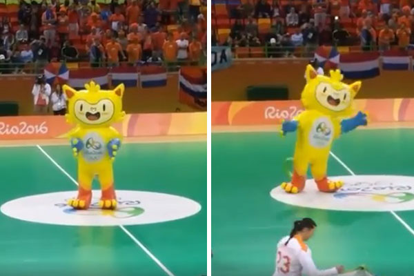 Este vídeo do Vinícius, mascote da Olimpíada, brincando com a torcida vai animar sua sexta (12)