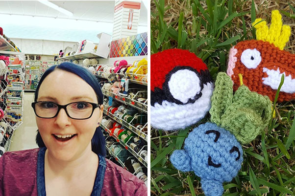 Fã espalha “monstrinhos” de crochê para surpreender jogadores de Pokémon GO