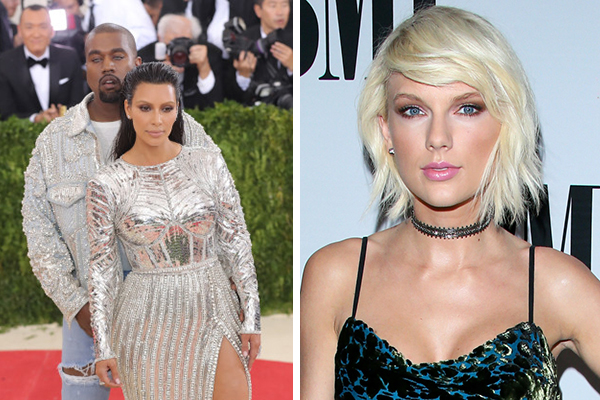 Kanye West e Kim Kardashian “desmascaram” Taylor Swift e cantora responde  nas redes sociais