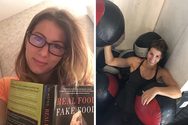 Apresentadora e modelo fitness publica foto sentada para promover aceitação entre as mulheres