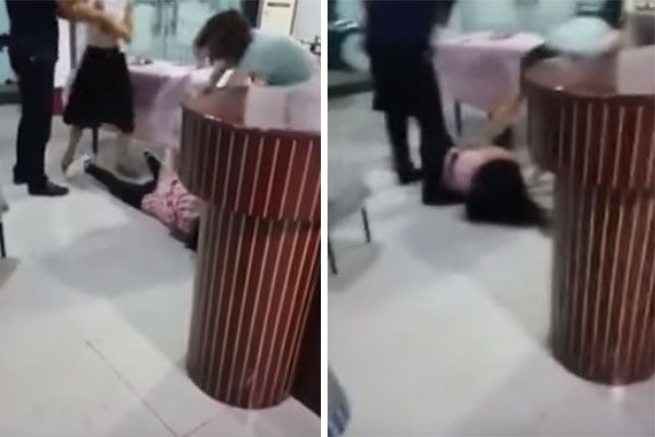 Após descobrir traição, mulheres agridem suposta amante do marido em restaurante na China