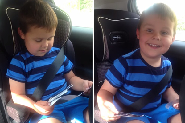 Este adorável garotinho teve a melhor reação do mundo ao descobrir que sua mãe está grávida