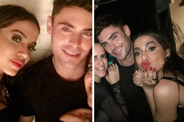 Será? Anitta e Zac Efron teriam se beijado e saído juntos de festa no Rio de Janeiro