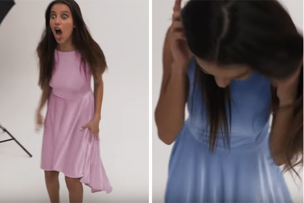 Será? Vídeo que parece mostrar vestido mudando de cor como num passe de mágica surpreende internautas