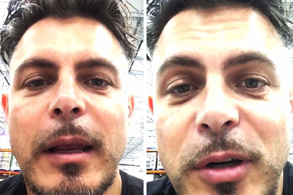 Luigi Baricelli publica vídeo e mostra desespero antes da chegada do furacão Matthew à Flórida