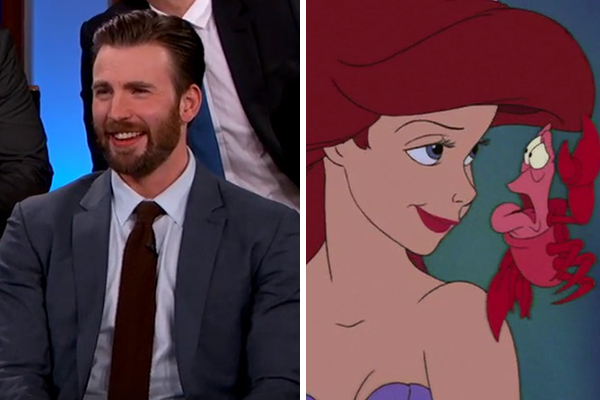 O que Chris Evans, do filme “Capitão América”, e a animação ” A Pequena Sereia” têm em comum? 