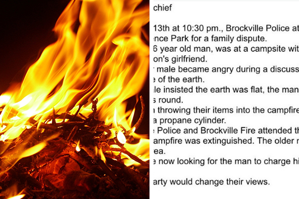 Um pai perdeu o controle ao saber que a namorada do filho acha que a Terra é plana