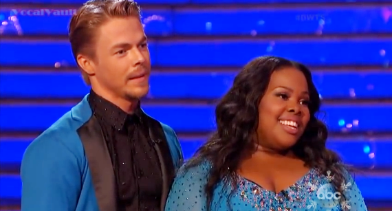 Amber Riley, a Mercedes da série ‘Glee’, vence ‘Dança dos Famosos’ americano com samba