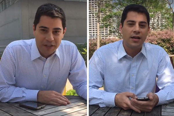 Evaristo Costa surpreende fãs ao celebrar aniversário de 40 anos respondendo perguntas em vídeo