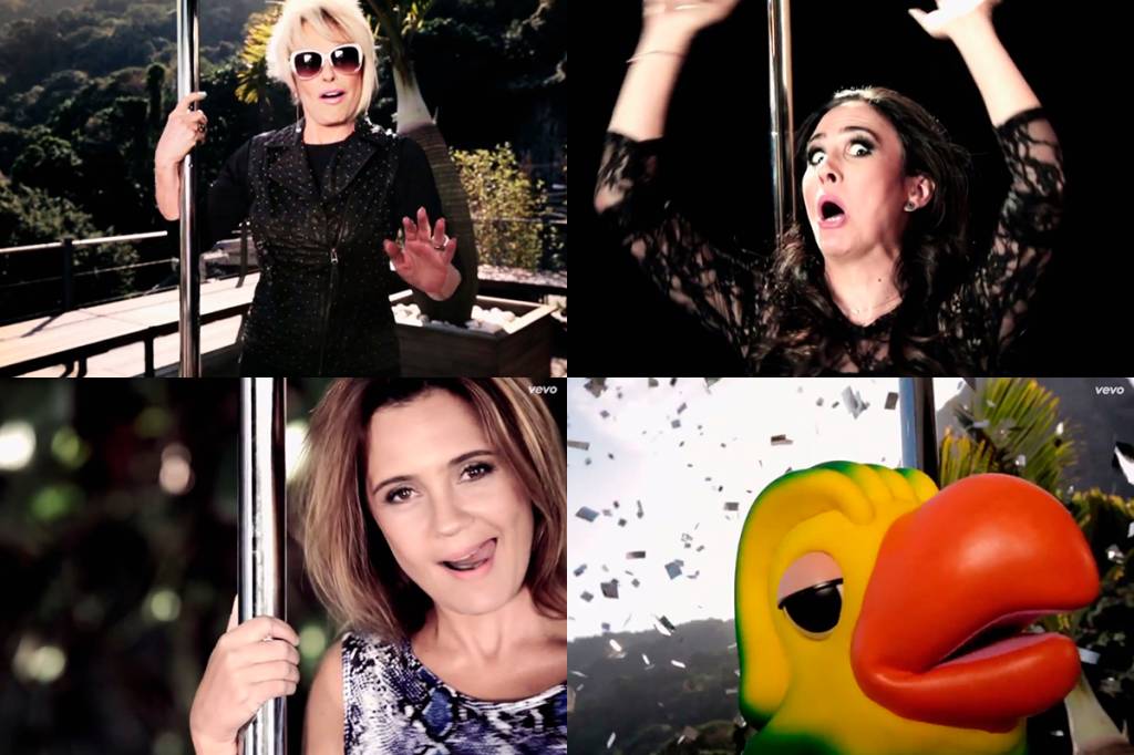 Ana Maria Braga, Tatá Werneck, Adriana Esteves e outros famosos fazem “pole dance” no novo clipe de Ana Carolina