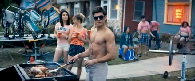 Zac Efron aparece sem camisa no primeiro trailer de ‘Neighbors’