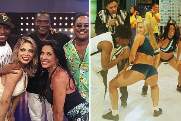 Com Sheila Mello e Scheila Carvalho, É o Tchan! se reencontra no “Caldeirão do Huck” após 16 anos