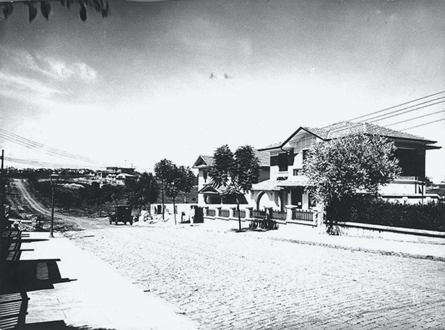 Rua Itápolis, em 1928: um dos registros da iniciativa. Foto: Acervo Cia. City