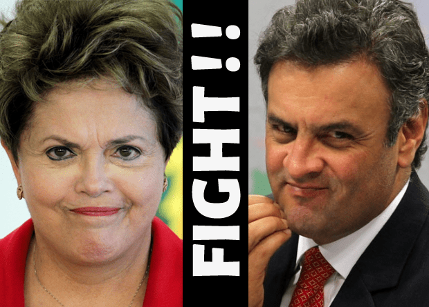 Dilma Rousseff e Aécio Neves se enfrentam nas redes sociais; confira os melhores memes com os presidenciáveis
