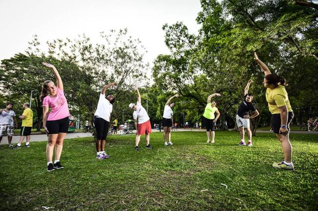 Corrida no Parque Ibirapuera