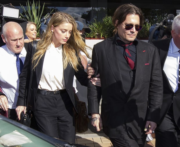 Amber Heard e JOhnny Depp: divórcio conturbado