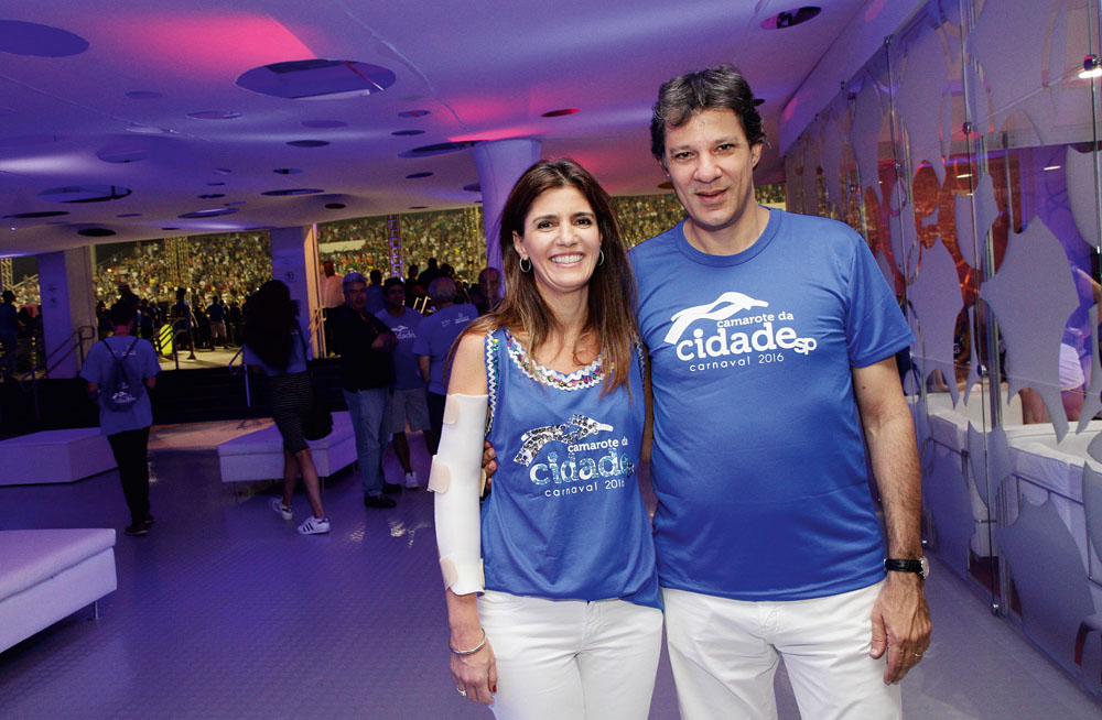 Ana Estela e Fernando Haddad