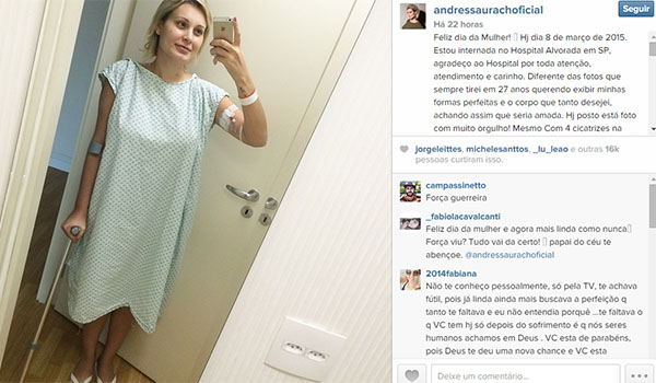 Andressa Urach desabafa no Instagram sobre “excesso de vaidade”