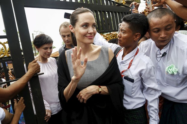 A atriz Angelina Jolie, em foto de agosto deste ano