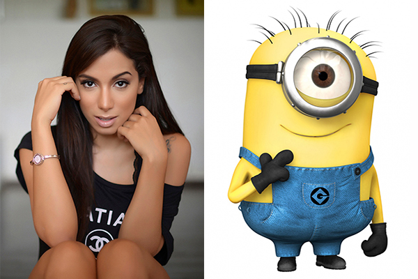 Anitta participa do Mais Você e é comparada aos… minions