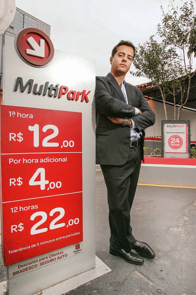 Mário Coutinho, da Multipark: a rede criou um aplicativo próprio
