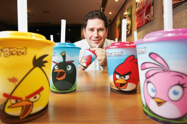 Ariel Grunkraut, do Burger King: parceria com os invocados Angry Birds (Foto: Fernando Moraes)