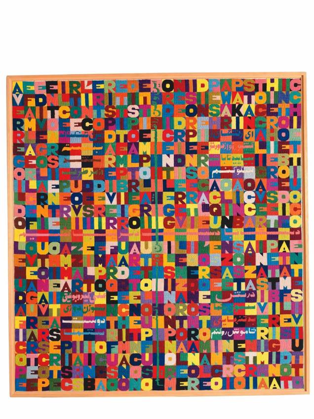 Ter Fome de Vento, bordado de Alighiero Boetti, integra a mostra Arte Povera — Obras da Coleção Mart Ter Fome de Vento, bordado de Alighiero Boetti, integra a mostra Arte Povera — Obras da Coleção Mart