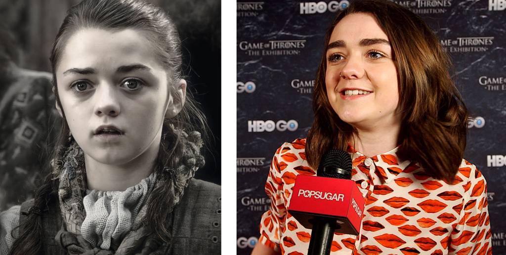 arya e Maisie Williams