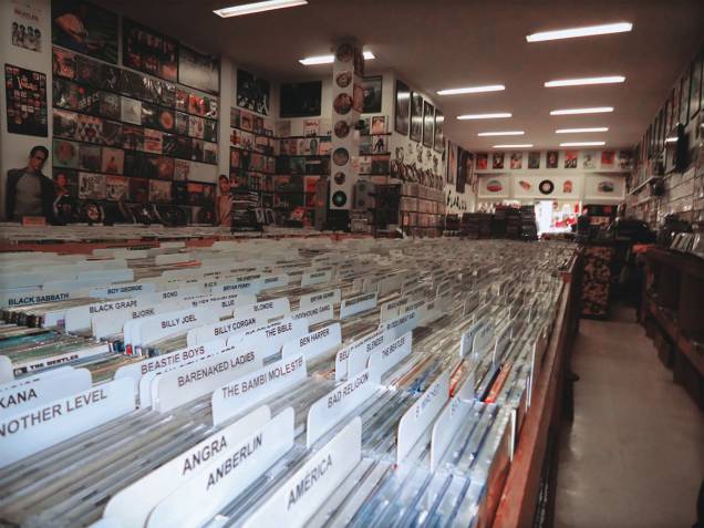 Augusta Discos: o valor pago pelo CD usado varia entre 2 e 10 reais Augusta Discos: o valor pago pelo CD usado varia entre 2 e 10 reais