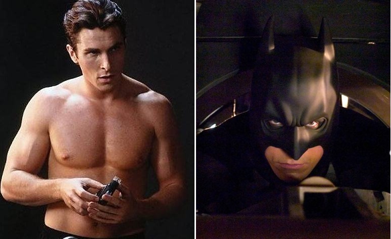 Christian Bale viveu duas vezes Batman