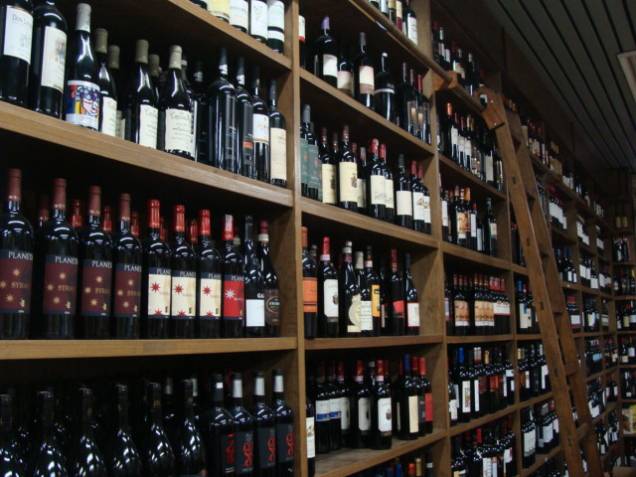 A loja: vinhos com bons preços