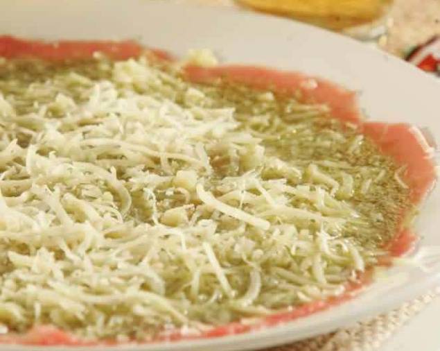 Carpaccio do Bar do Elias: tradição entre palmeirenses Carpaccio do Bar do Elias: tradição entre palmeirenses