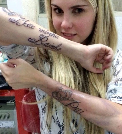 Após fazer tatuagem, Bárbara Evans vira piada na internet
