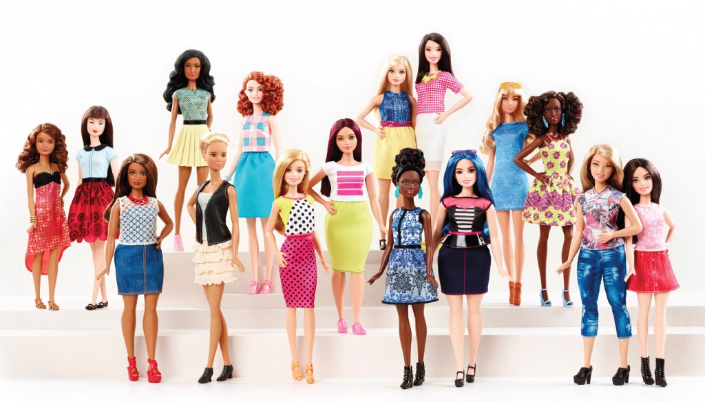 Barbie é a boneca mais famosa do mundo e ganhou versões com vários formatos de corpo, tonalidades de pele e cabelos