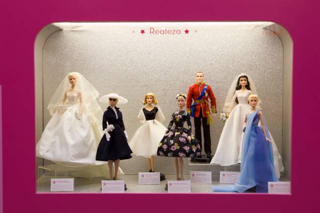 Exposição Barbie Celebridades: uma das atrações do Shopping Market Place