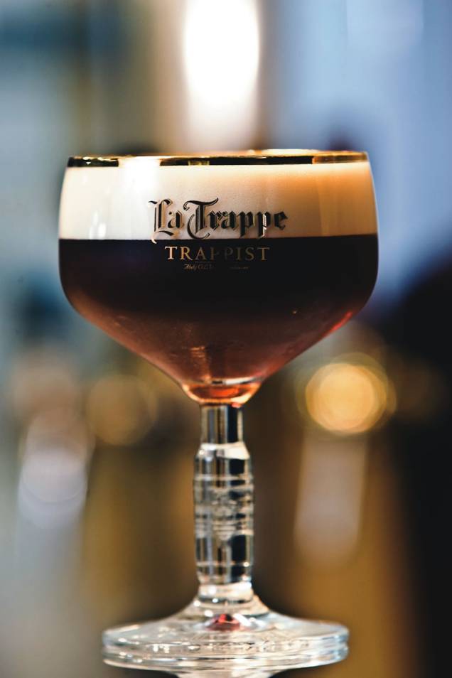 O chope holandês La Trappe Dubbel: