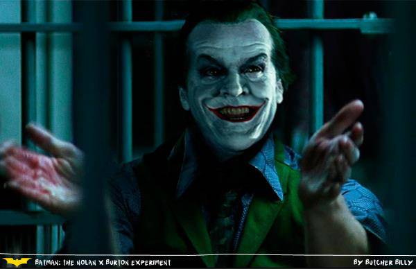 Batman de Tim Burton encontra Batman de Christopher Nolan