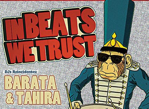 Flyer da festa In Beats we Trust