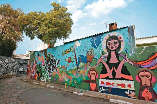 Rua Gonçalo Afonso, o Beco do Batman: criatividade na ocupação do espaço público