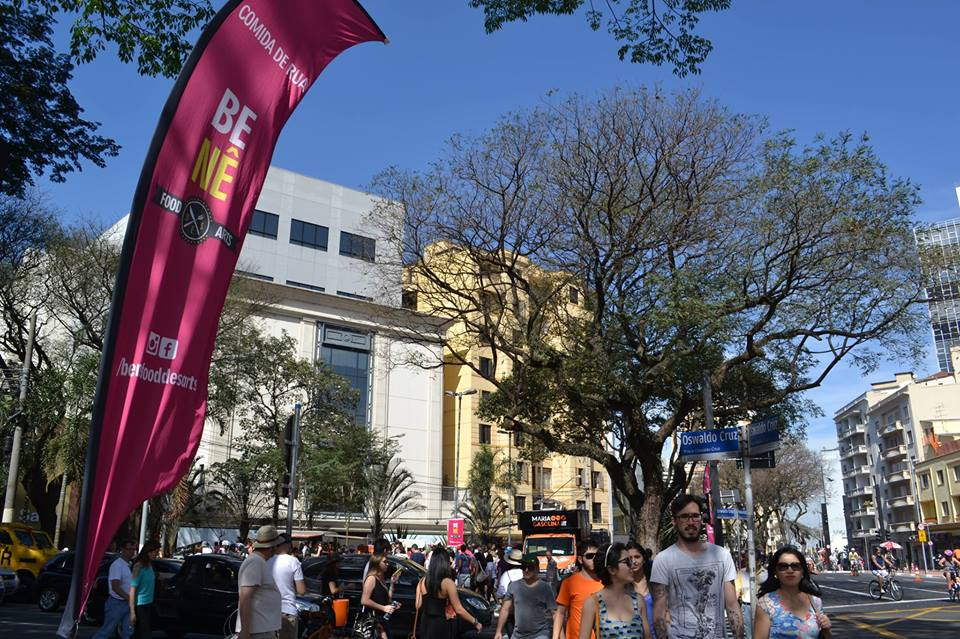 Benê Foods Des Artes, que ocupava o Minhocão e agora está na Avenida Paulista (Lígia Otero/Divulgação)