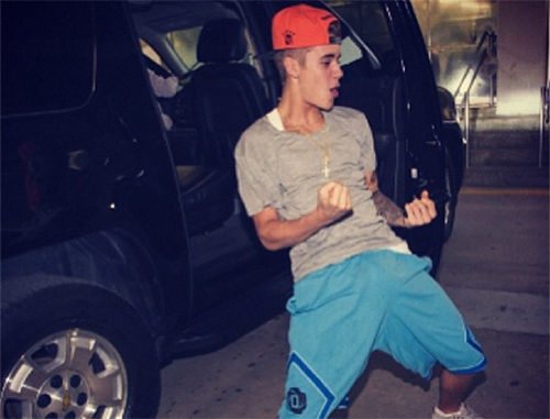 Justin Bieber: tomara que ele cresça logo (Foto: Reprodução)