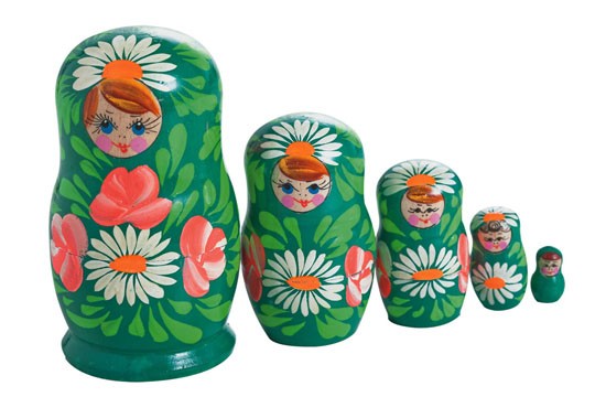 Bonecas russas de madeira Bonecas russas de madeira