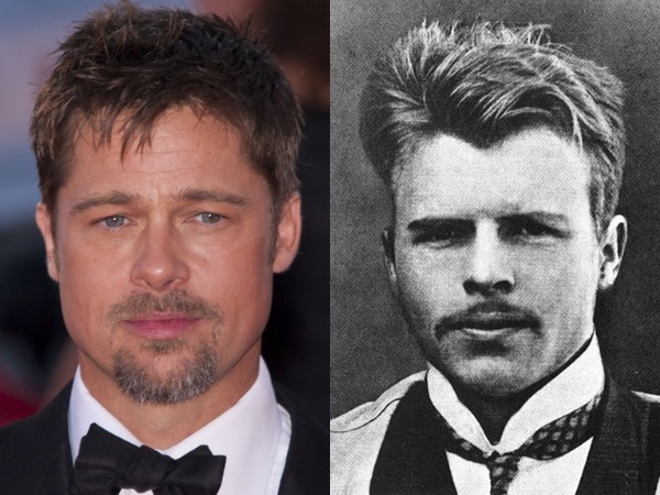 Só uma certa semelhança de Brad Pitt com o psicanalista suíço Hermann Rorschach, morto em 1922