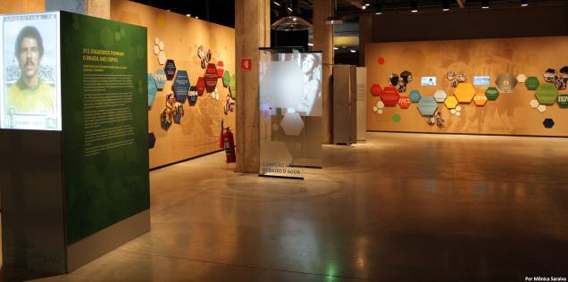 A exposição Brasil 20 Copas está em cartaz no Museu do Futebol