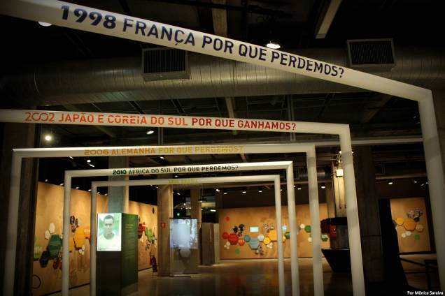 A exposição Brasil 20 Copas está em cartaz no Museu do Futebol