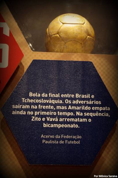 A exposição Brasil 20 Copas está em cartaz no Museu do Futebol